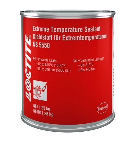 Loctite NS 5550 (Локтайт 5550) - высокотемпературный герметик для фланцевых и резьбовых соединений - 1,25 кг