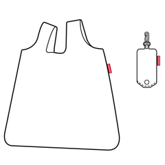 Сумка складная mini maxi pocket carmine rose