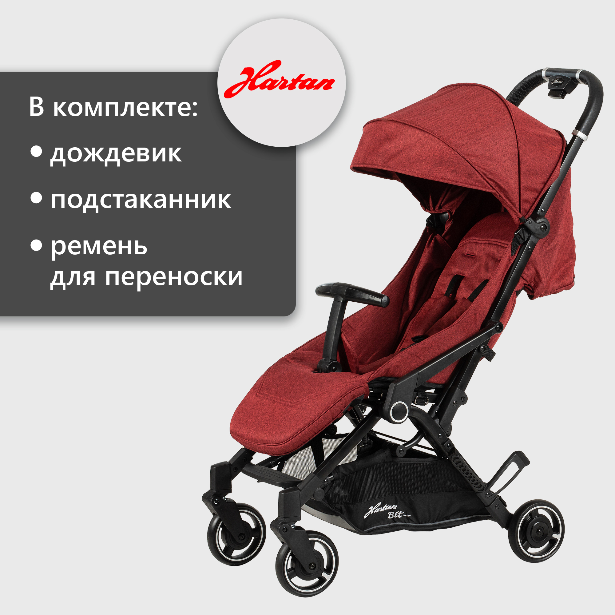 Детская коляска Hartan Bit 163 Red