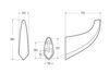 Cezares Liner LINER-HK-01 Крючок, цвет: хром