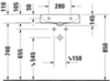 Duravit DuraSquare 2353500070 Раковина мебельная