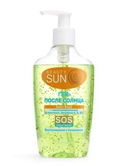 Floresan Солнцезащитная серия BEAUTY SUN Гель после солнца АЛОЭ-ВЕРА, 220мл (Ф-287)