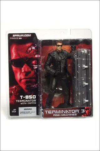 Фигурка T-850 с гробом из фильма Терминатор 3