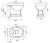 BelBagno BB135SCM-CRM Сиденье дюропластовое быстросъемное с металлическим креплением, с механизмом Soft Close, цвет: белый