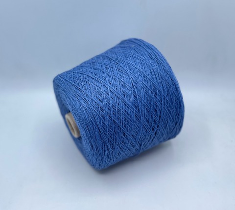 Filcom (пр.Италия), art-Alba 3/15 500м/100гр. 40%Кашемир, 40%Шелк, 20%Меринос, цвет-Светло-синий,неоднотонный арт.32408