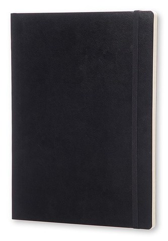Блокнот Moleskine Professional Soft XL, цвет черный, без разлиновки