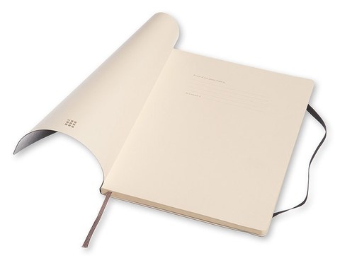 Блокнот Moleskine Professional Soft XL, цвет черный, без разлиновки