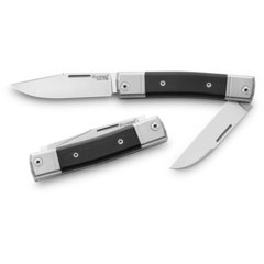 Фото Складной нож LionSteel BestMan Two blades, сталь M390, рукоять Ebony