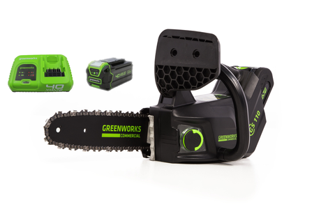 Аккумуляторная цепная пила Greenworks GD40TCSK5,2003807UGB, 40v, 25 см, АКБ 5 А·ч и быстрое ЗУ