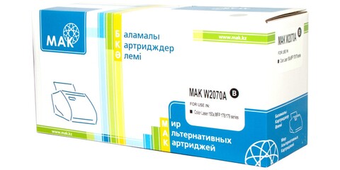 Картридж лазерный цветной MAK 117A W2070A+CHIP черный (black), с ЧИПОМ !!!, до 1000 стр - купить в компании MAKtorg