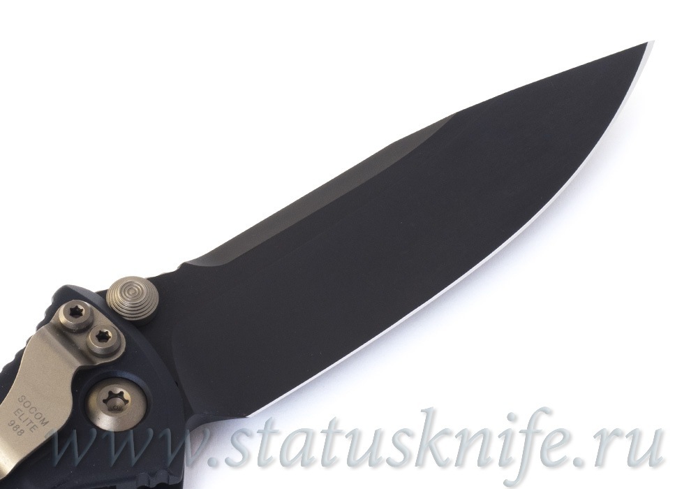 Нож Microtech Socom Elite 2019 NEW Single Edge DLC Signature 160-1DLCS