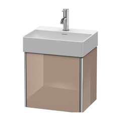 Duravit XSquare XS4060L8686 База под раковину 434х340х397 мм, 1 дверца левая , цвет капучино глянцевый (для раковины 073245) фото