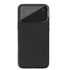Чехол черного цвета с MagSafe на iPhone 17 Pro Max, серия CamShield Prop Magnetic (версия с тонированной крышкой объектива) от Nillkin