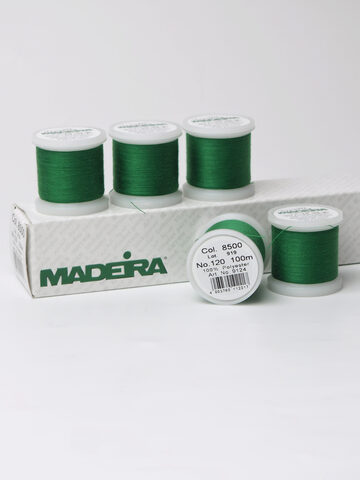 Нитки швейные Madeira aerofil № 120 Col. 8500 зеленый (100 м)