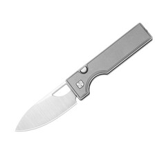 Фото Складной нож Kizer Little Ringbo, сталь AEB-L, рукоять алюминий, серый