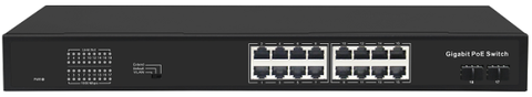 Коммутатор неуправляемый NikoMax GL-SW-G005-16P