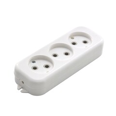 Колодка для удлинителя 3 розетки, 10А, б/з (Very) 89-0-003