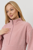 Костюм для беременных и кормящих 18405 розовый