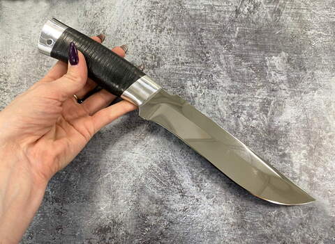 Нож Турецкий гамбит Н2К, сталь ЭИ-107, дюраль,кожа