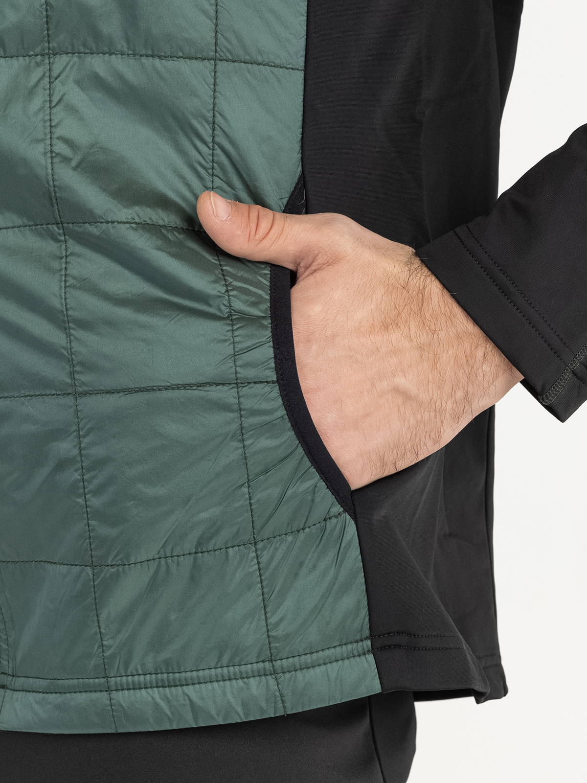 Мужская тренировочная беговая куртка Moax Tauri Stretch Fit темно-зеленая - 6