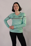 Рубашка женская беговая Noname Running LS Shirt Nvii teal женская