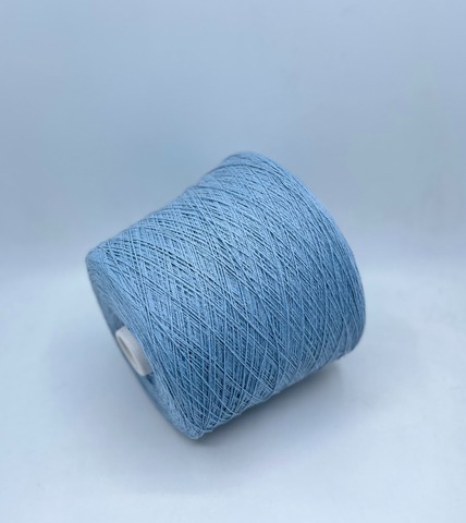 Luxury Selection by Ri.Go(пр.Италия), art-Cotone Seta ,2/15 750м/100гр, 50%Шелк 50%Хлопок , цвет-Серо-голубой ,арт.29241