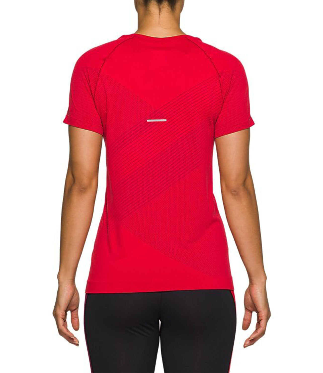 Asics Tokyo Seamless Ss футболка для бега женская красная - 2