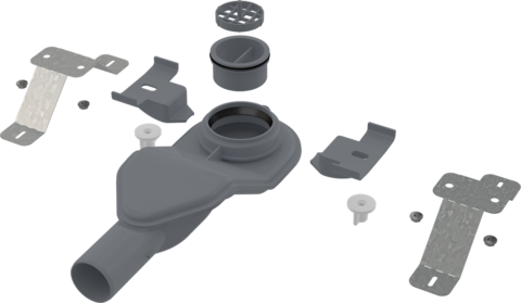 Alcaplast APZ-S6 Экстра низкий сифон DN40 и комплект регулируемых ног