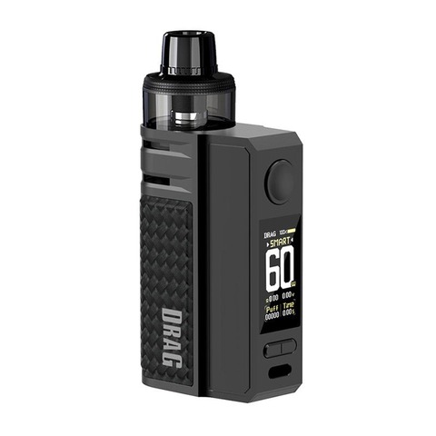 Voopoo Drag E60 2550 mah Pod Kit - Carbon Fiber