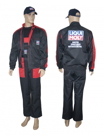 Костюм летний (красно-черный) р-р 44-46/182-188