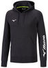 Mizuno Terry Hoodie мужская толстовка черная - 1
