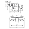 Hansgrohe Talis E 71760340 Смеситель для душа, СМ, BBC