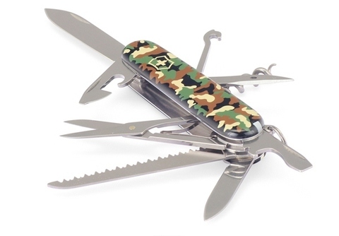 Нож складной Victorinox Huntsman Camouflage, 91 mm (1.3713.94)