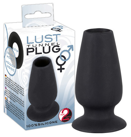 Анальная пробка полая Lust Tunnel Plug