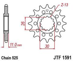 Звезда ведущая JTF1591 15