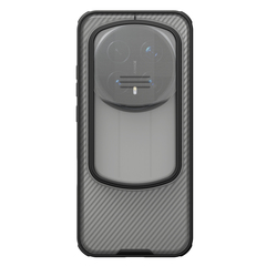 Чехол прозрачный с защитной шторкой для камеры для Honor Magic 8 Pro, серия CamShield Pro (Clear version) от Nillkin