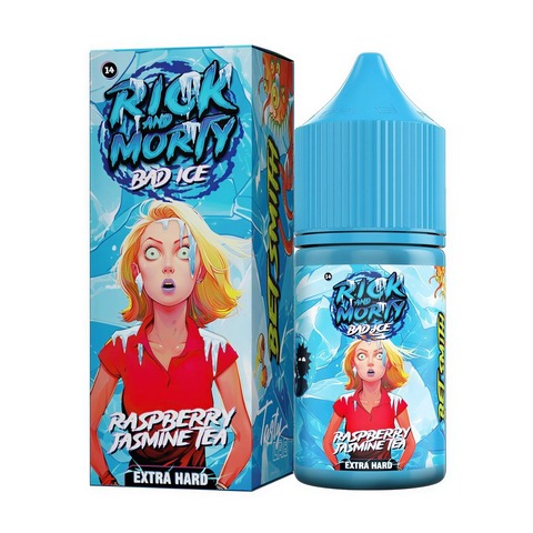 Rick & Morty Bad Ice Salt 2% Extra HARD 30 ml - Малиновый Чай Жасмин