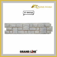 Панель фасадная Grand Line  Я -ФАСАД  Екатерининский камень Железо 0,39м2