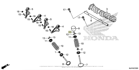 Honda Шайба регулировочная 9.5мм 245 14951-MBB-000