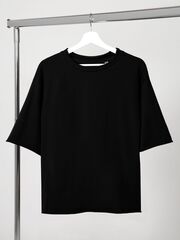 Футболка оверсайз унисекс 160гр/м2 черная