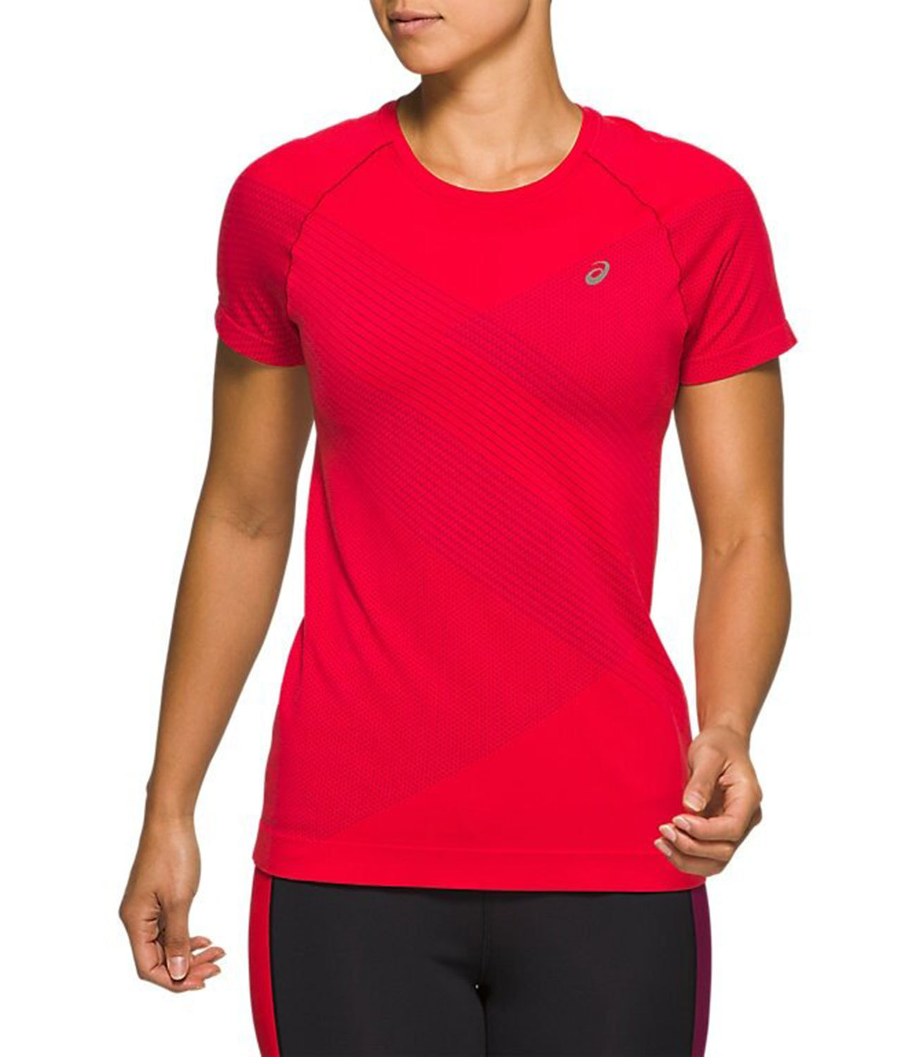 Asics Tokyo Seamless Ss футболка для бега женская красная