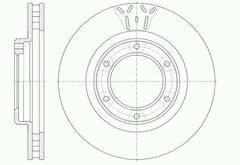 Диск тормозной вентилируемый G-brake  GR-02239