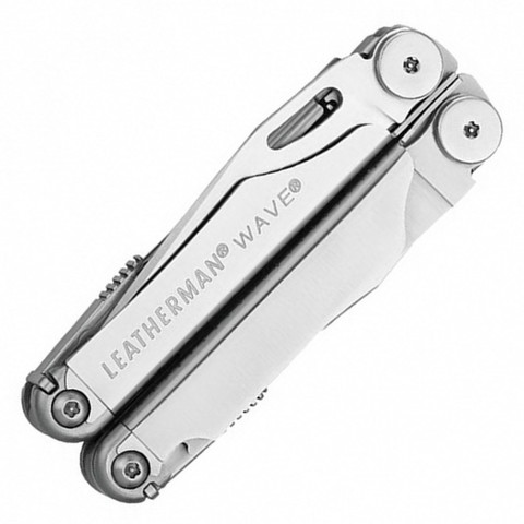 Мультитул Leatherman Wave 100 mm, 17 функций, серебристый (832551)