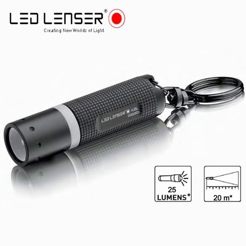 Фонарь ручной Led Lenser K2L, 25 lm, чёрный  (8202-L)