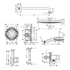 Hansgrohe FixFit E 26889670 Держатель лейки, черный матовый