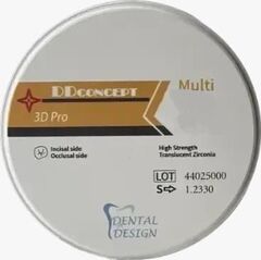 Диск циркониевый DDconcept ML 98х16 А3