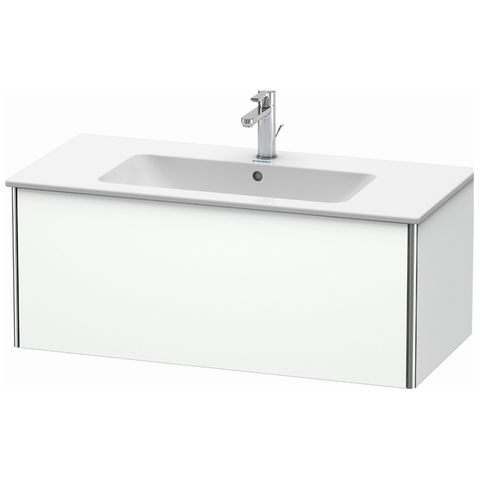 Duravit XSquare XS407301818 База под раковину 1010х478х400 мм, с 1 выдв ящик, цвет белый матовый (для 233610)