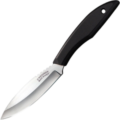 Фото Нож с фиксированным клинком Cold Steel Canadian Belt, сталь 1.4116, рукоять пластик, черный
