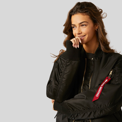 Бомбер Alpha Industries MA-1 Black (Черный)