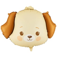 Фигура гелиевая Собака голова Cream